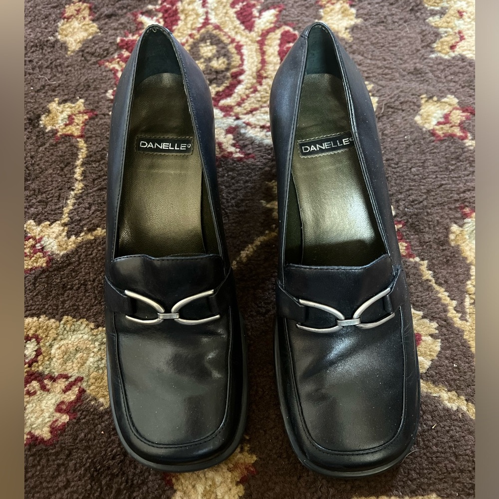 Vintage Women Loafer Heels Size 7